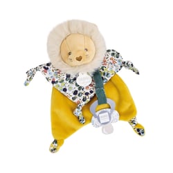 doudou attache sucette Lion - Doudou et Compagnie - Jaune