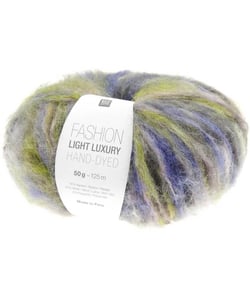 Découvrez l'Élégance Naturelle : Pelote de Laine et Alpaga LIGHT LUXURY HAND-DYED de RICO Design 10 Multicolore Ethno