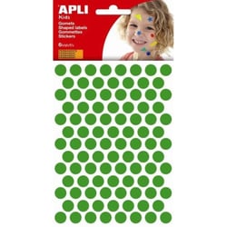 P. 6F GOMMETTES ROND DIAM 10,5MM VERT