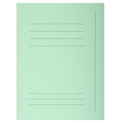 Paquet 50 chemises imprimées 3 rabats SUPER 210 - 24x32cm - Vert clair - Exacompta