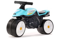 Draisienne Moto Street Champion à roues silencieuses - Bleu - Dès 12 mois - 100% Fabriqué en France - Contient 40% de Plastique recyclé - FALK