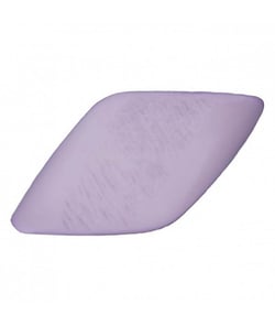 Carte de 2 boutons fantaisies rectangulaire Lilas 34mm - Union Knopf Violet