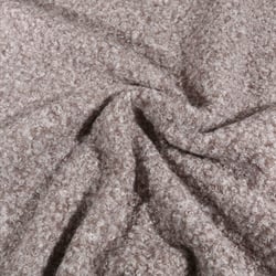 Tissu Bouclettes uni Gris chiné