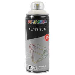 Spray de peinture - Blanc - RAL 9010 - Satiné mate - Décoration - Platinium
