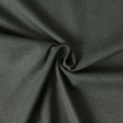 Tissu Gabardine extensible Bambou recyclé Aelys Kaki anthracite
