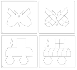 MOSAIQUES Lot de 24 fiches modèles auto-correctives
