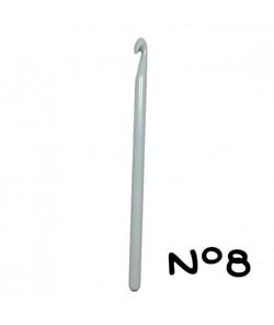 Crochet - 15cm - n°7.00 à 10 - plastique - Distrifil taille n°8
