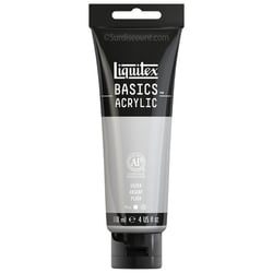 Peinture Acrylique en tube argent 118ml - Liquitex Basics