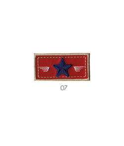 Ecussons Thermocollant Performance Rectangle 5,7 X 2,9 Cm - Mediac rouge