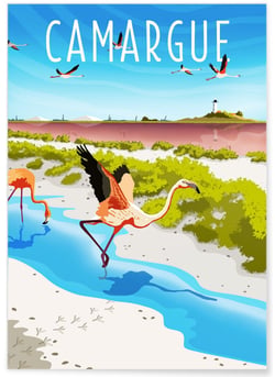 Affiche Camargue | A3 : 29,7x42cm
