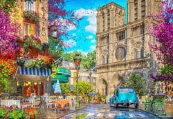Puzzle 1000 pièces - Après-Midi à Notre Dame - Bluebird Puzzle