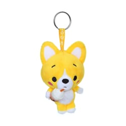 Peluche - Peluche Little Corgi Cuties 12 cm : Porte-clés Corgi - Bubble Tea