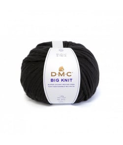 Pelote de laine Big Knit 200 GR - DMC 105 Noir