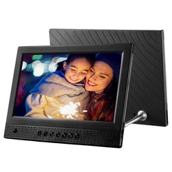 Cadre Photo Numérique 10.1 Pouces LED Avec Télécommande Et Haut-Parleurs Noir YONIS