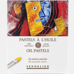 Boite De Pastels À L'Huile 24 Couleurs Sennelier