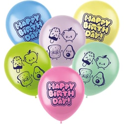 6 Ballons Kawaii Party