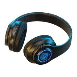 Casque Audio Sans Fil Bluetooth LED Son HIFI Autonomie 8h Confort Maximal Noir YONIS