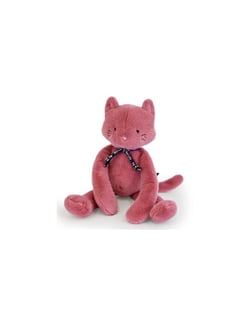 Chat Meloe 37 cm – Couleur poudre de rose MA0199 - Maïlou Tradition - Rouge