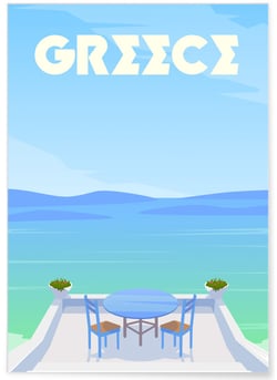 Affiche Grèce | A3 : 29,7x42cm