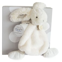 Doudou Lapin Bonbon taupe - Doudou et Compagnie