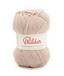Pelote de laine à tricoter PARTNER 3.5 - Phildar Beige Rosé