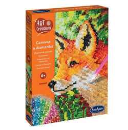 Canevas a diamanter – Renard – Art et creations - Sentosphere - Orange