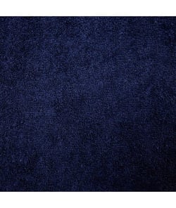 Tissu éponge bouclette coton de 135 cm de largeur Bleu vendu par 50 cm
