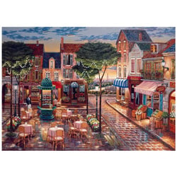 Puzzle un soir a paris, france 1000 pieces - peinture, art, tableau - ravensburger - 16727