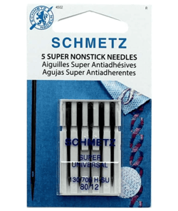 Aiguilles Super Universelle pour Machine - Dimension 80/12 - 130/705H-SU - 5 pces - SCHMETZ Bleu