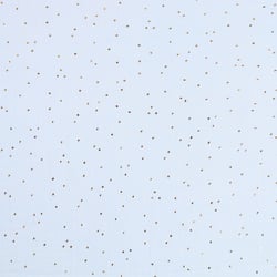 Tissu Double gaze Baya Pois dorés sur fond Bleu clair