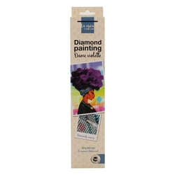 Diamond painting - Kit complet - Modèle Femme violette - 30 x 40 cm - CTOP