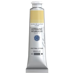 Peinture à l'huile - Extra-fine - Jaune de Naples clair - 887 - Lefranc Bourgeois - 40ml