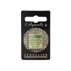 Aquarelle Extra-Fine 1/2 Godet Terre Verte Naturelle Sennelier