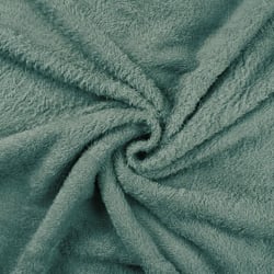 Tissu Eponge Bébé Bambou Tout doux Vert Bleu