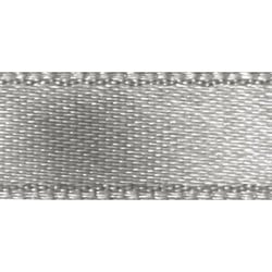 Ruban de satin, 10 mm, rouleau 10 m, argent