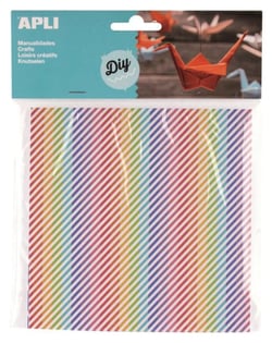 B.ORIGAMI PAPIER 15X15CM PATTERNS 50S