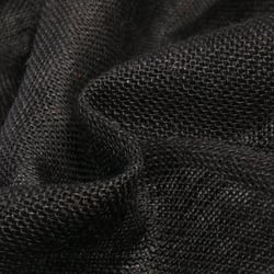 Toile de Jute uni Noir