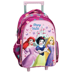 Sac à dos à roulettes Princesse Disney Château 46 CM Trolley Haut de Gamme - Cartable