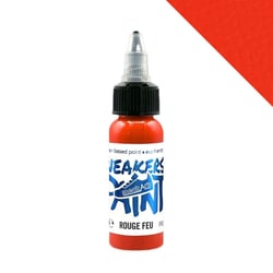 Peinture Textile & Cuir SneakArts - Rouge Feu 30mL - Chaussure, vêtement, sac
