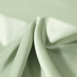 Tissu Satin de Coton uni Vert amande