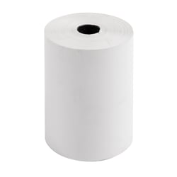 Bobine pour tickets de carte bancaire 57x37mm - 18m - 1 pli thermique 48g/m2 - Blanc - x 50 - Exacompta