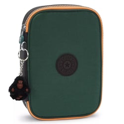 Trousse rectangulaire Kipling 100 Pens 21 CM Haut de Gamme Tree House Bl