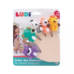 Pupets a doigts savane cree des histoires - Ludi - Aqua