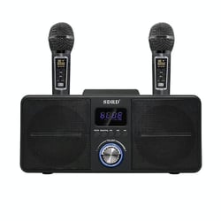 Microphone Sans Fil Bluetooth Audio Tout-En-Un Pour Ambiance KTV À Domicile Noir YONIS