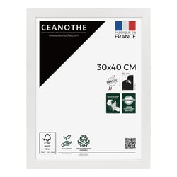 Cadre photo Wild ébène 24x30 cm avec passe-partout 13x18 cm