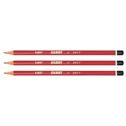 Crayon graphite - BIC - Corps rond - Mine HB - Lot de 3