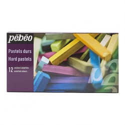 Pastels - Durs - Boîte de 12 couleurs - Dessin, esquisse - Pébéo