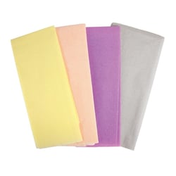 MégaCréa DIY - Papier Crépon Couleurs pastel 100x50 cm 4 pièces