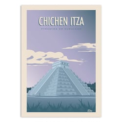 Affiche 30x40 cm - Chichen Itza - Turo