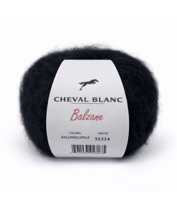 Fil vaporeux & raffiné BALZANE - Cheval Blanc 012 Noir